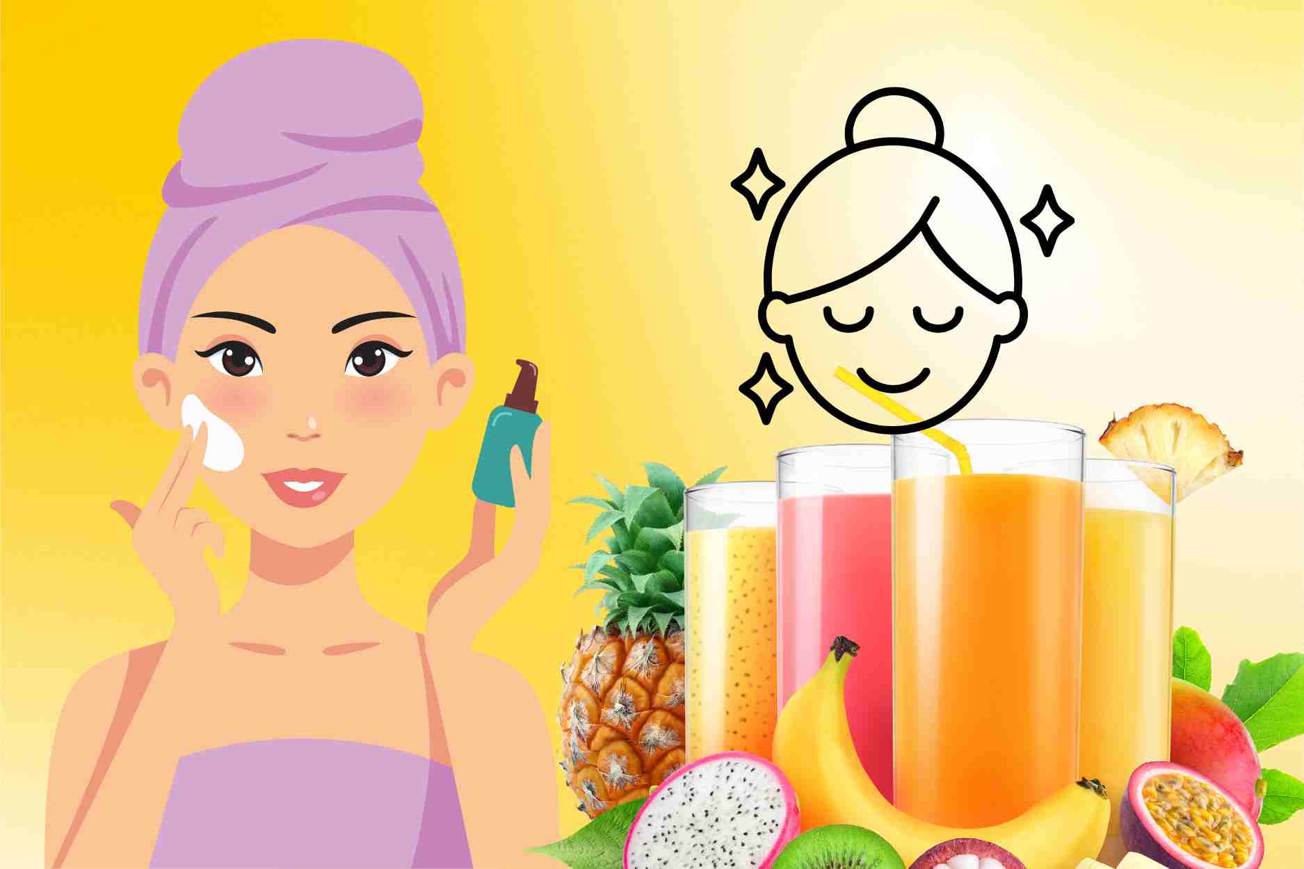 Drinks rich in natural retinol help fight aging and wrinkles effectively