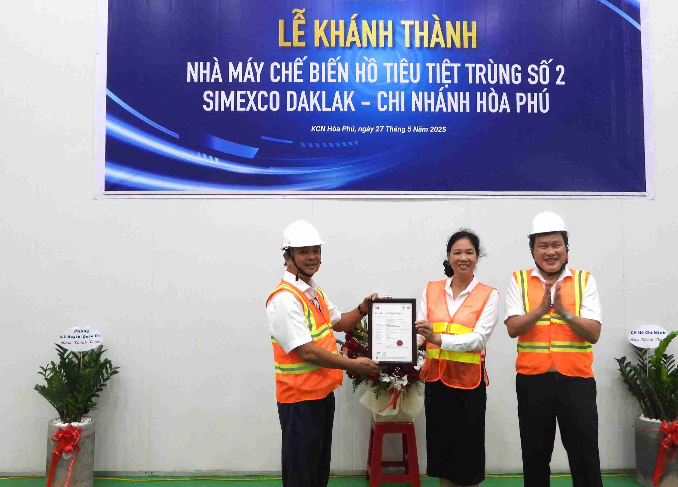 Simexco Daklak inaugurated the most modern pasteurization lake processing factory No. 2 in the Central Highlands. Photo: Bao Trung