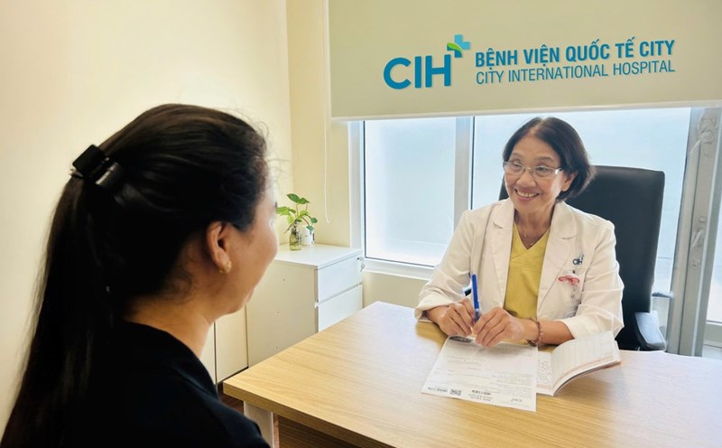 Ovarian reserve is only 0.2% equivalent to premenopausal women, the girl is lucky to still be a mother. Photo: Provided by the hospital