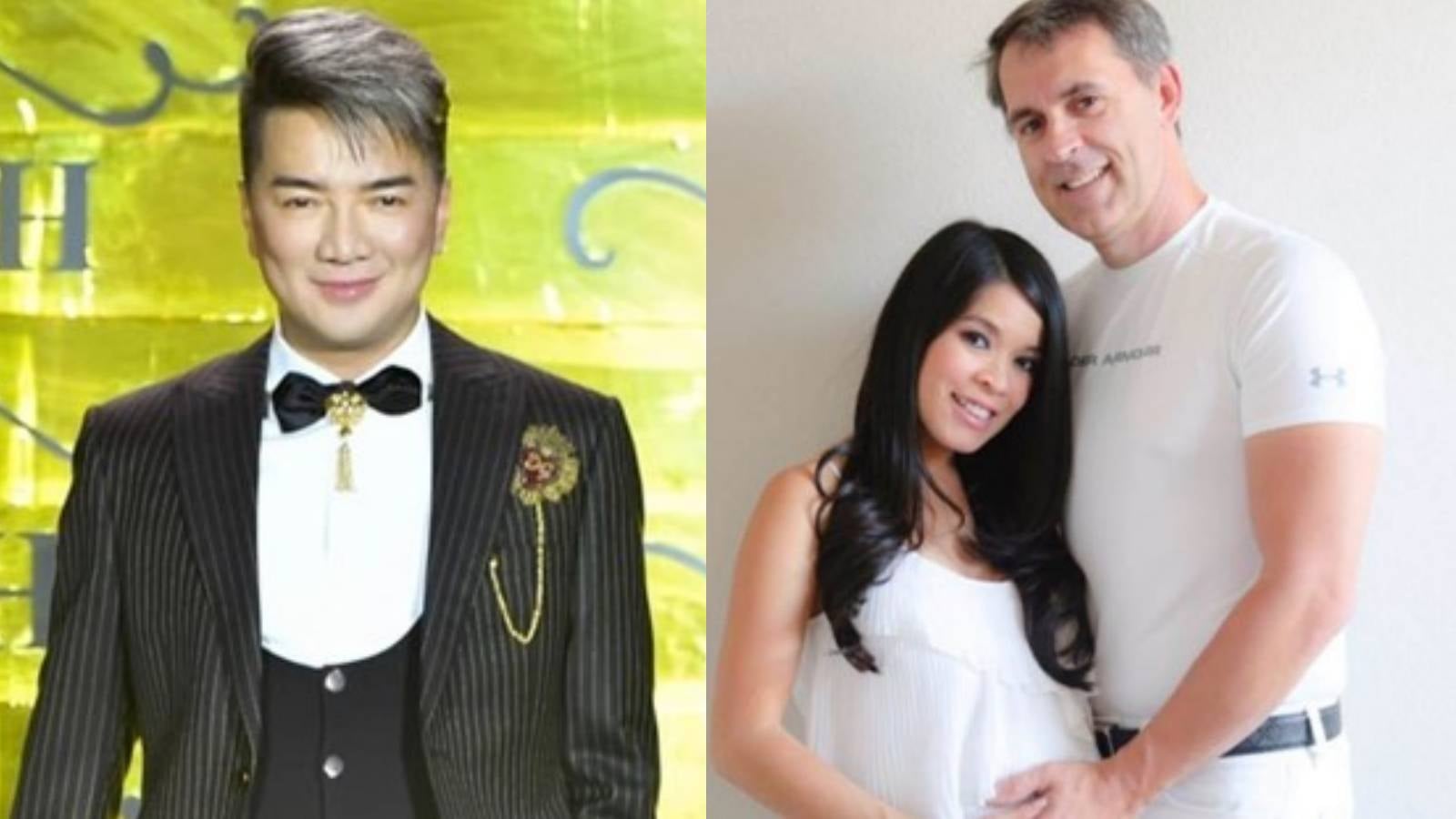 Dam Vinh Hung and Bich Tuyen and her husband. Photo: Producer of the movie Brilliant quang/Caracter provided