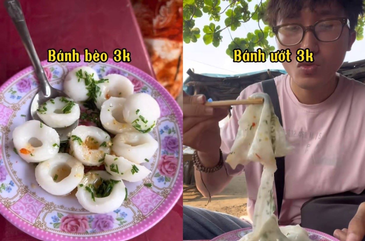 Các món ăn khác cũng có giá chỉ từ 3.000 đồng đến 5.000 đồng. Ảnh: Cắt từ video