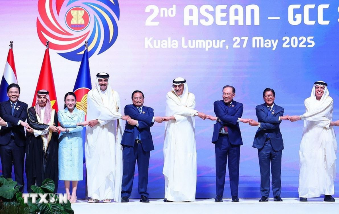 Politburo member, Prime Minister Pham Minh Chinh and leaders of countries attended the 2nd ASEAN-GCC Summit. Photo: VNA