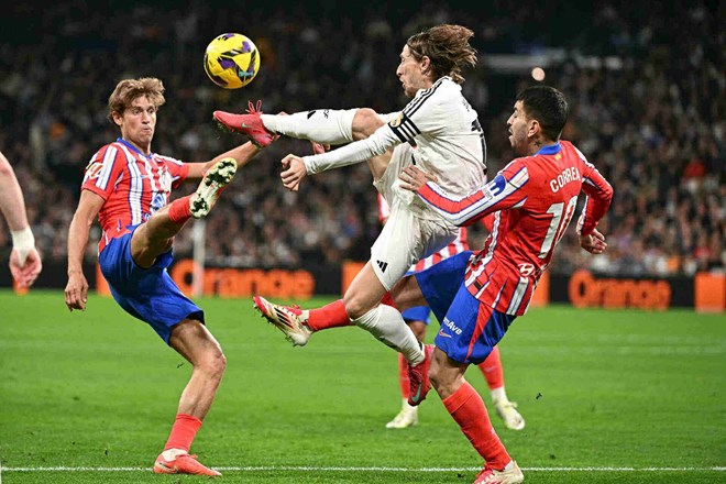 Luka Modric da noi loi chia tay voi Real Madrid. Anh: AFP