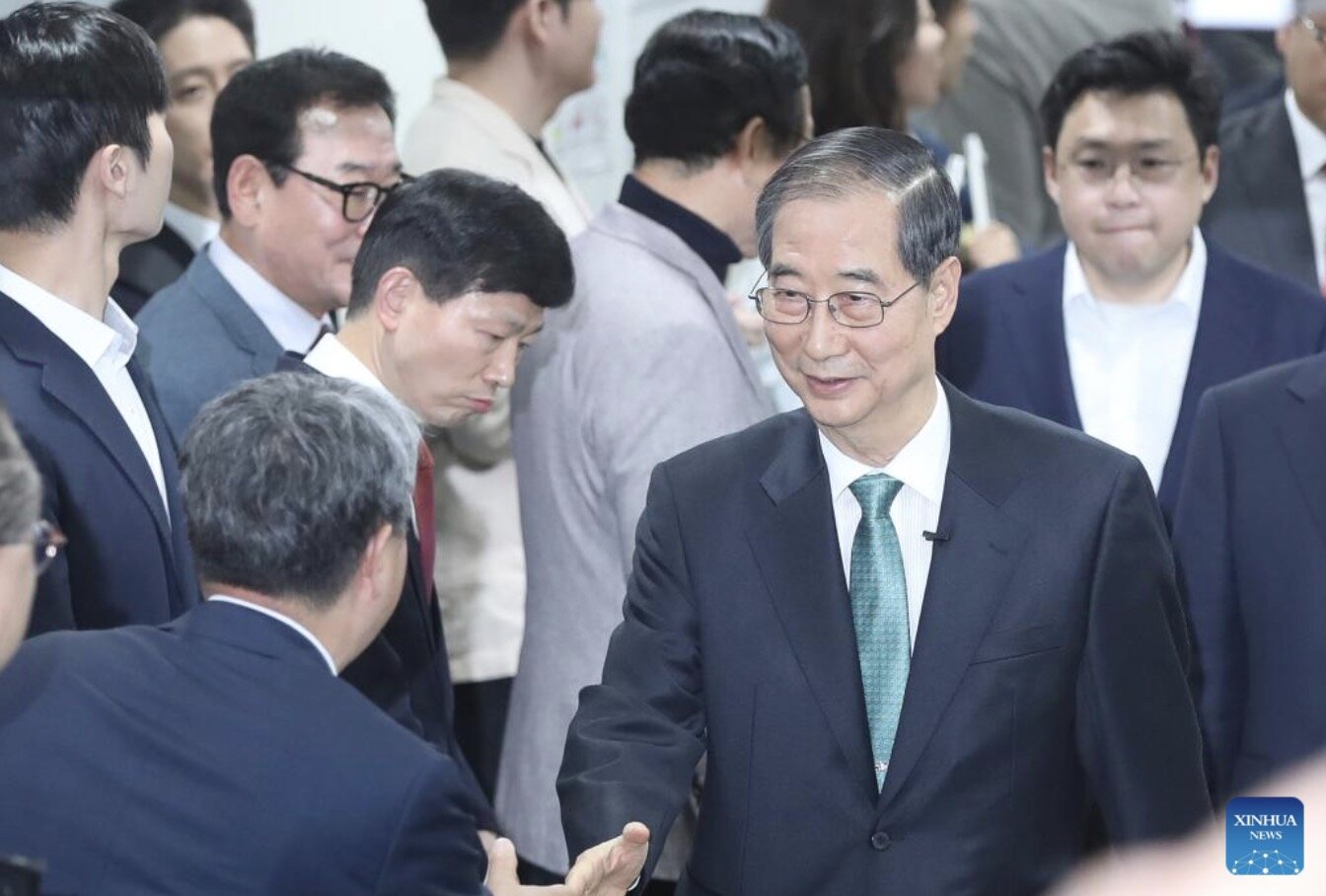 Ex primer ministro surcoreano Han Duck-soo. Foto: Xinhua