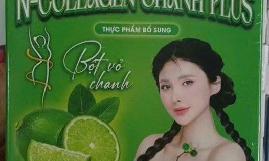 Sản phẩm N-collagen Chanh Plus… được quảng cáo sản phẩm gây hiểu lầm về công dụng. Ảnh: VFA