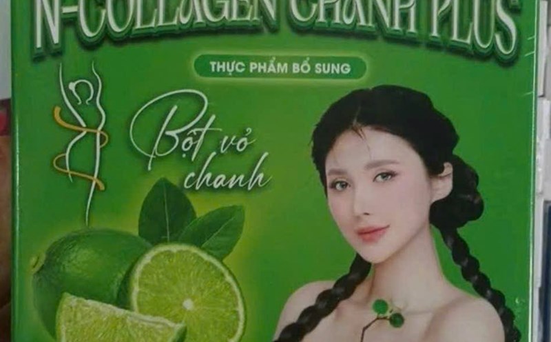 N-collagen Chanh Plus product... is advertised as a product that causes misunderstanding about its uses. Photo: VFA