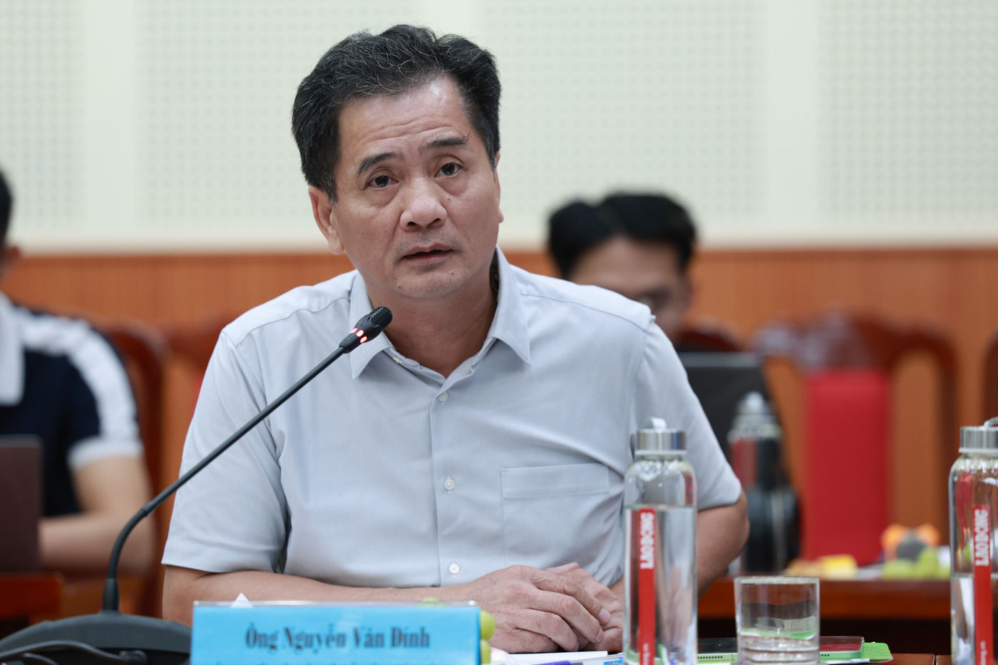 TS Nguyen Van Dinh - Chu tich Hoi moi gioi BDS Viet Nam. Anh: Hai Nguyen