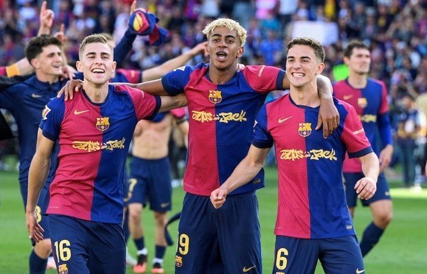 Barcelona are confident in renewing Yamal. Photo: AFP