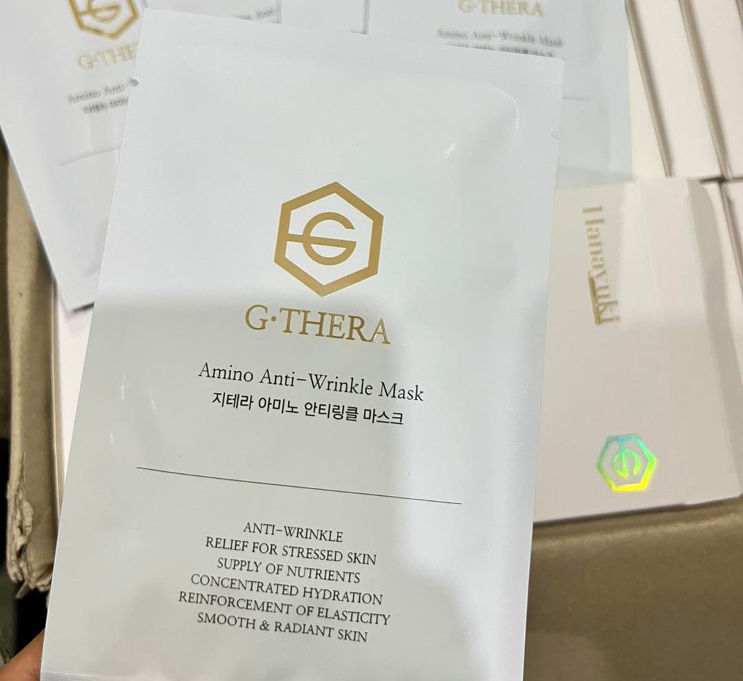 El Departamento de Circulacion y Revision en todo el pais G-THERA AMINO MASK ANTI-HINKING MASK: Este es el producto del esposo de Doan Di Bang. Foto: Hanayuki