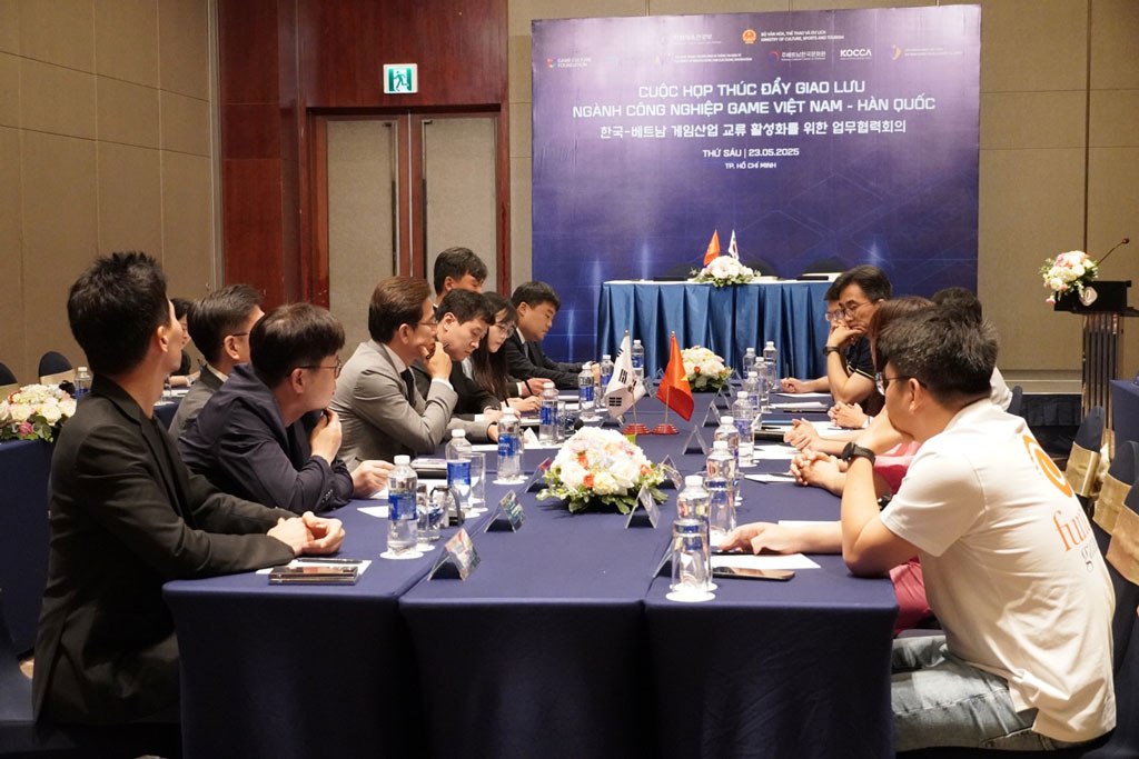 The meeting promoted exchanges between the Korean and Vietnamese game industry. Photo: Korean Cultural Center