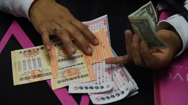 Giai doc dac xo so Powerball cua My tung len toi 1,6 ti USD - muc lon nhat trong lich su. Anh: AFP