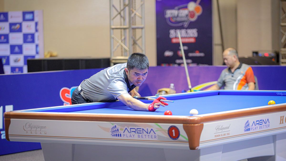 Nguyen Quoc Nguyen tambien es un jugador muy famoso de la aldea Carom Billards de 3 bandas en Vietnam. Foto: Tran Duyen