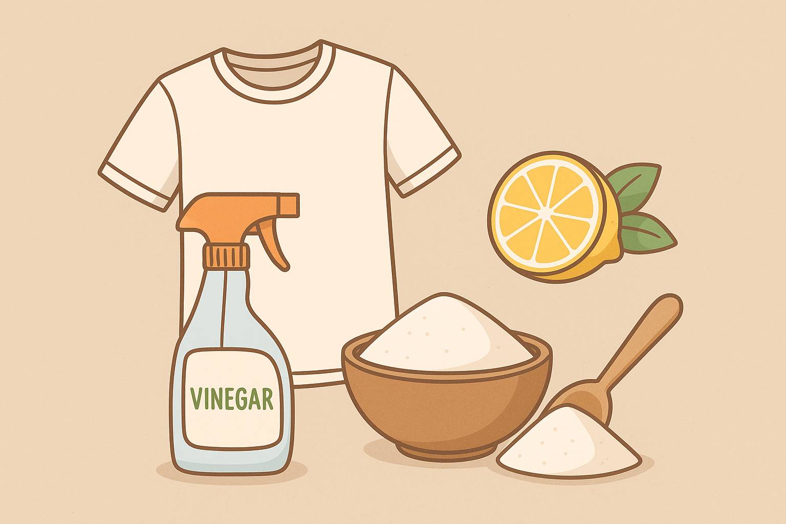 Tips for cleaning clothes with available natural ingredients. Graphic photo: Hoang Loc
