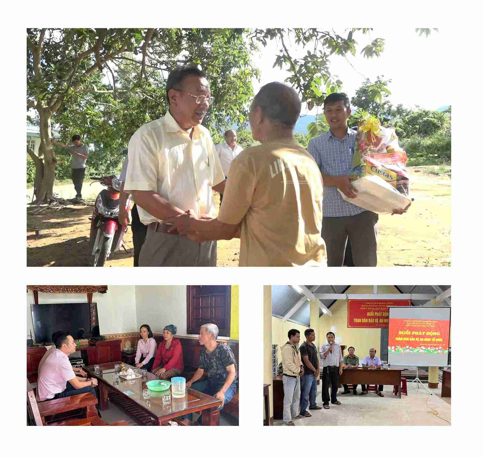 Cac cap chinh quyen, gia lang, truong thon, buon o tinh luon danh su quan tam va tap trung tuyen truyen, pho bien chinh sach phap luat cho ba con dan toc thieu so. Anh: Bao Trung