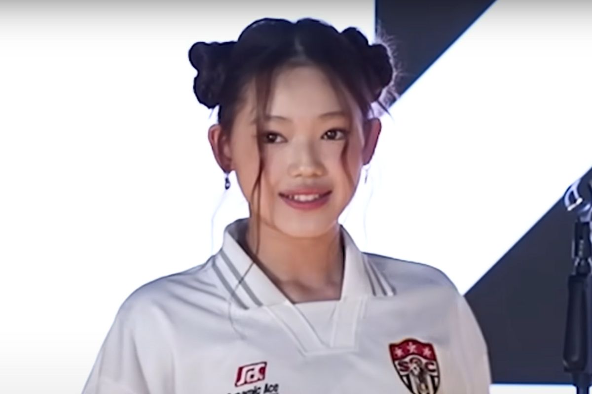 Evelli, the first member of the girl group to succeed Blackpink, Baby Monster. Photo: introduction video/YG Entertainment