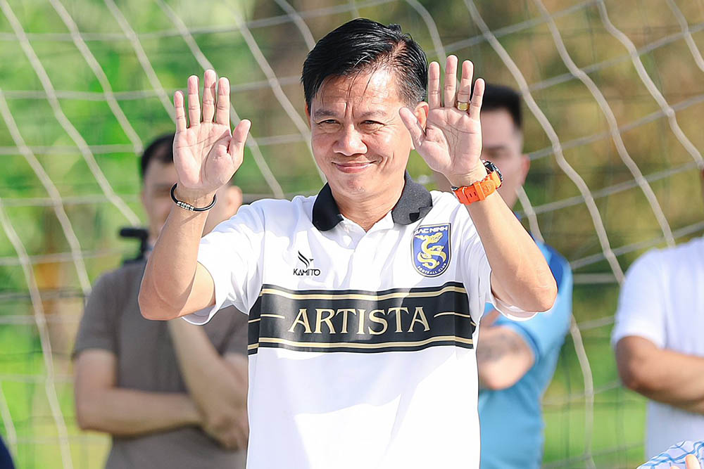 Coach Hoang Anh Tuan left the Bac Ninh team after an unexpected achievement. Photo: Bac Ninh Club