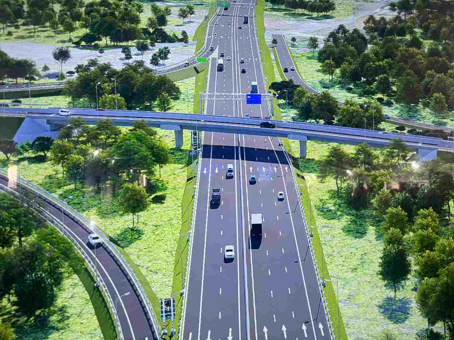 There are still some problems related to the results of the selection of contractors for the construction of the expressway through Binh Phuoc. Photo: Dinh Trong