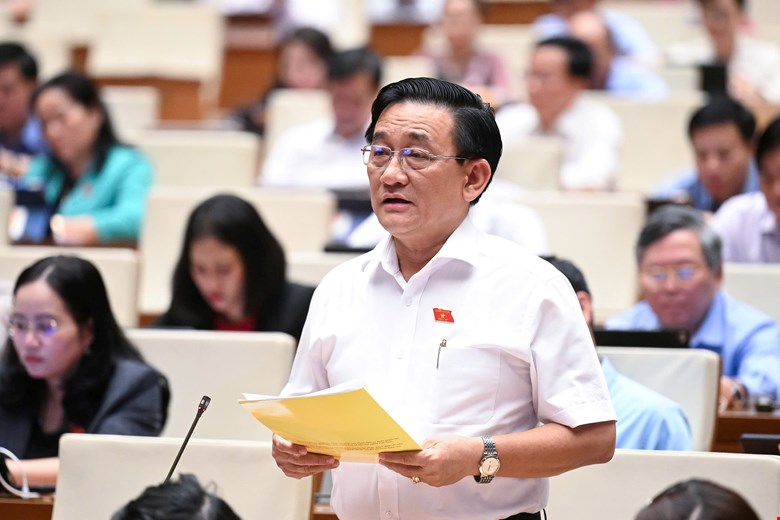Dai bieu Quoc hoi Tran Quoc Tuan (DoanTra Vinh). Anh: Quochoi.vn