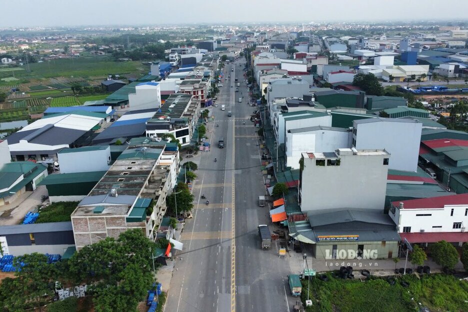 Thi tran Tho Tang, huyen Vinh Tuong, noi duoc coi la thu phu ban buon lon nhat nhi mien Bac. Anh: To Cong.