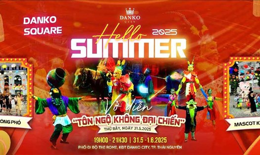 Chương trình “Hello Summer” sẽ được tổ chức tại KĐT Danko City trong 2 ngày 31.5 – 1.6.2025. Ảnh: Danko.