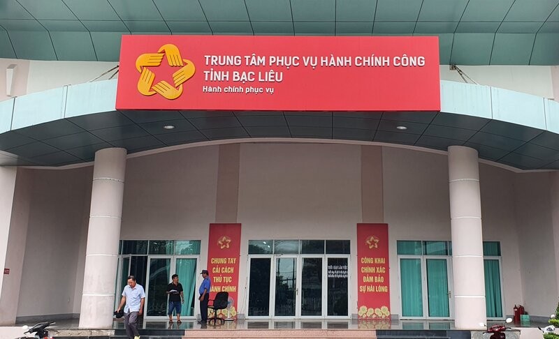 El Centro de Administracion Publica de BAC Lieu todavia opera en BAC Lieu despues de fusionarse con la provincia de CA Mau. Foto: Nhat Ho