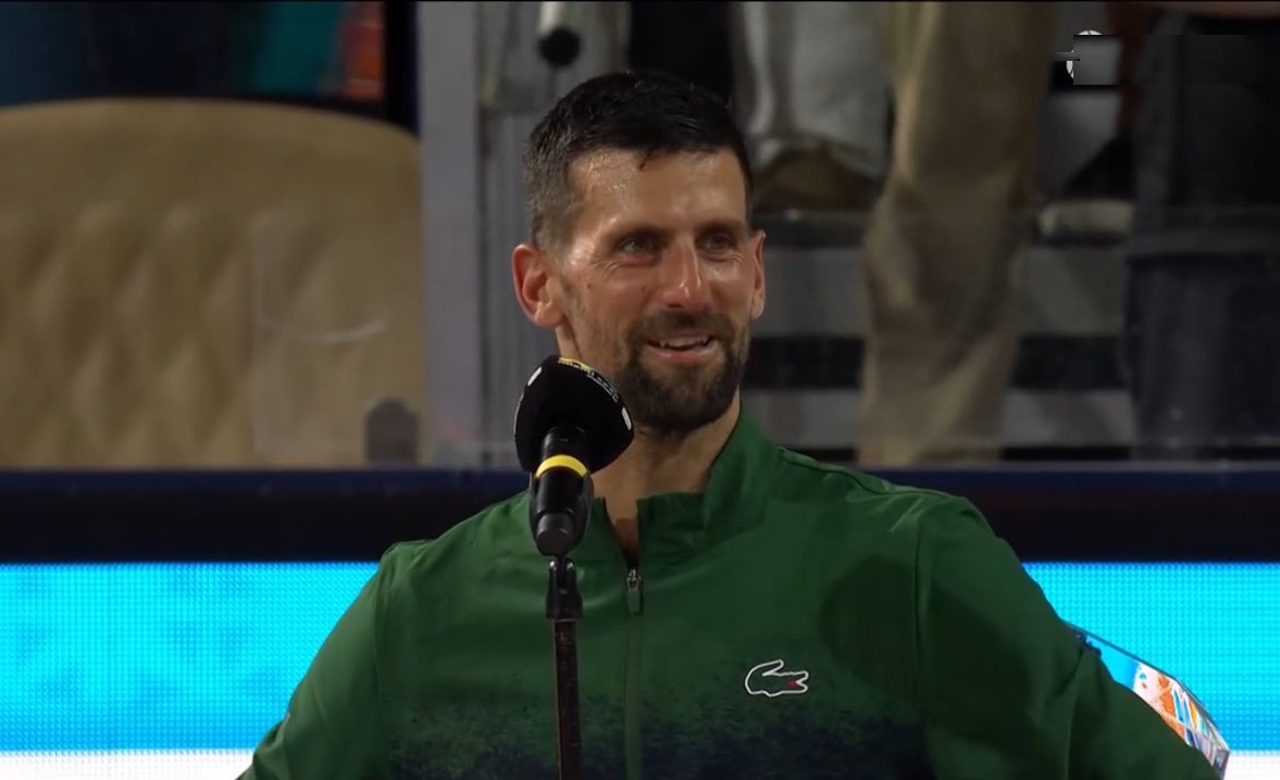 Djokovic supports Roland Garros' application of technology in the match organization. Photo: Cut from video