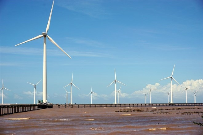 Voi duong bo bien dai hon 3.000 km va nhieu vung co toc do gio trung binh tu 7 den 9 m/s, Viet Nam so huu tiem nang dien gio rat lon. Anh: Nhat Ho