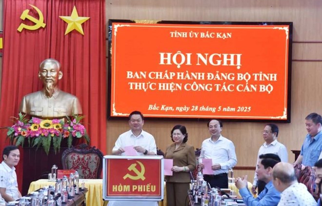 Bắc Kạn bầu bổ sung một Phó Bí thư Tỉnh ủy