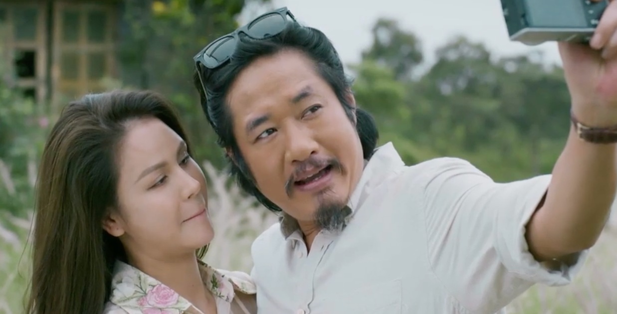 Ong Chinh va Tue Minh hanh phuc gan bo sau nhieu thang tram. Anh: VFC