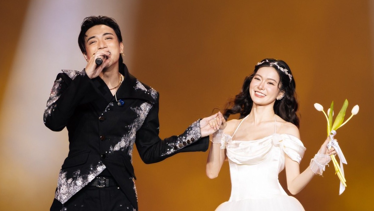 Soobin va Yen Dan nhay doi trong tiet muc “Dancing the dark“. Anh: Nhan vat cung cap