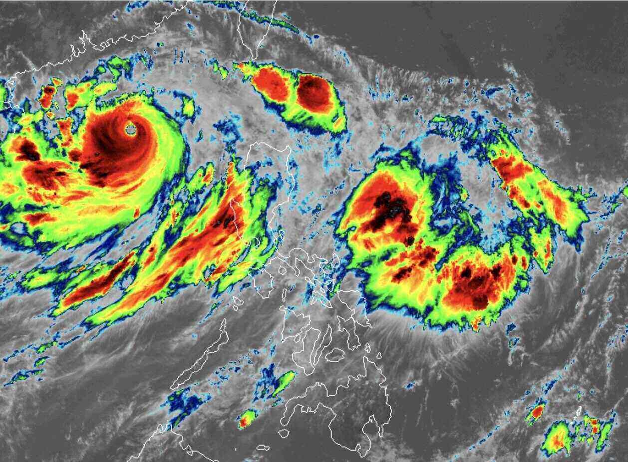 En promedio, 20 tormentas aparecen en el area de pronostico de Filipinas cada año. Foto: NOAA