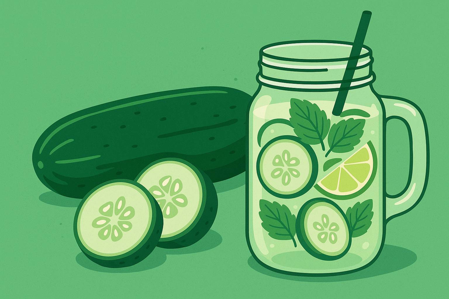 Cucumbers not only help cool down but also support effective liver detoxification. Graphic photo: Minh Chau