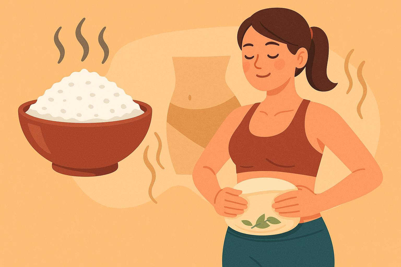 La formula para quemar grasa abdominal con sal de manera efectiva. Foto grafica: Hoang loc