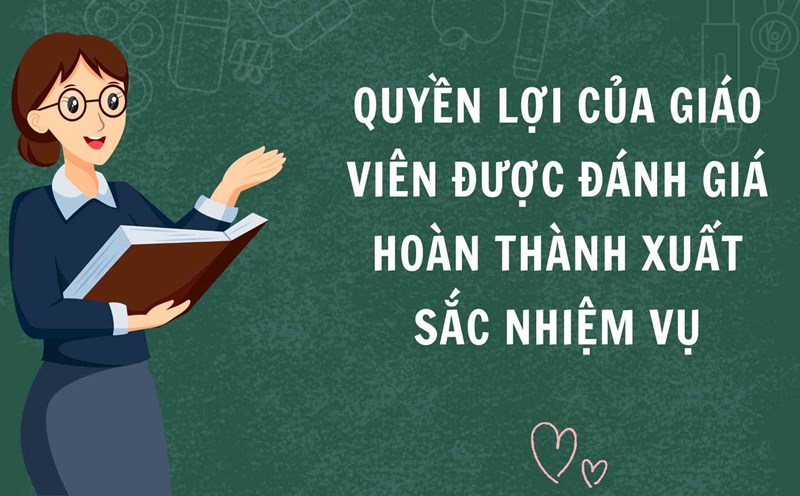 Special benefits for teachers who have excellently completed their assigned tasks.