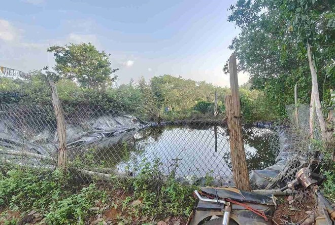 La escena de un ahogamiento en Dak Nong. Foto: Tien Thoai