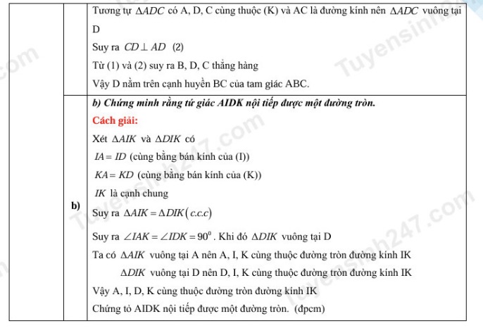 Dap an tham khao mon Toan, ky thi tuyen sinh vao lop 10 nam 2025 tai tinh Binh Duong. Anh: Tuyensinh247