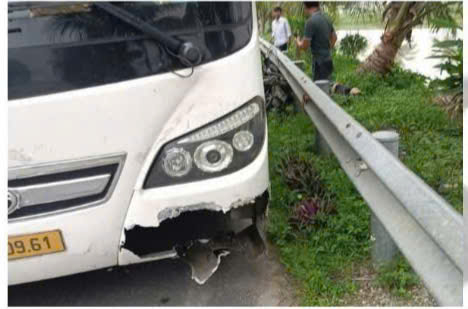 Scene of the accident. Photo: Hai Phong City Traffic Safety Committee