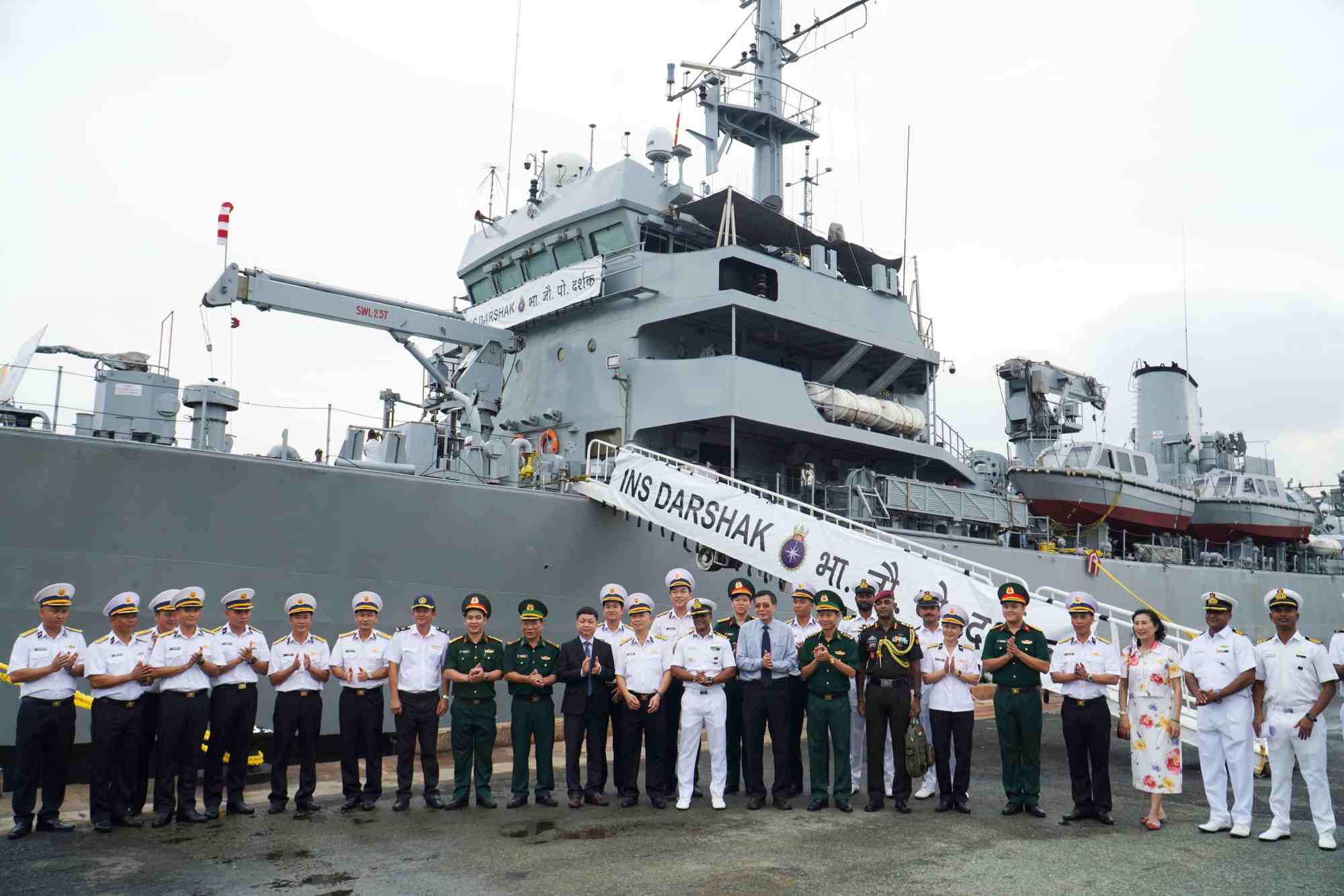 La Armada india visito la ciudad de Ho Chi Minh. Foto: NGOC LE