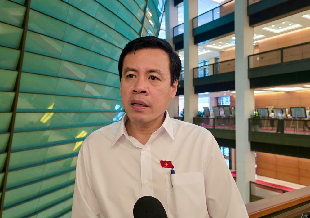 Dai bieu Tran Anh Tuan. Anh: Pham Dong