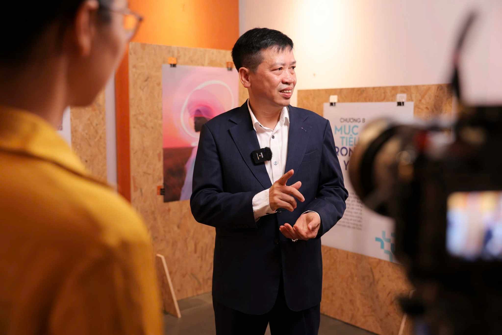 ong Mai Xuan Duc - Tong Giam doc Cong ty Co phan Kinh doanh Gach op lat Viglacera. Anh: Thu Trang