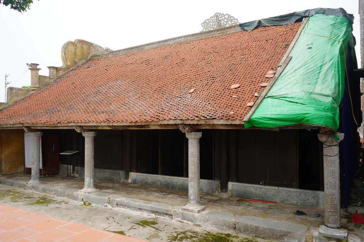 Chua Tra Phuong, noi luu giu 2 bao vat quoc gia. Anh: Mai Dung
