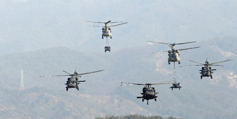El avion militar del ejercito coreano. Foto: Xinhua