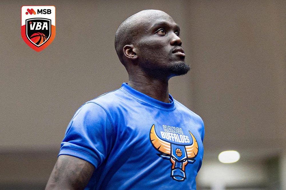 Los soldados extranjeros del Hanoi Buffaloes Club fueron prohibidos a jugar en la proxima ronda del torneo de baloncesto VBA 2025. Foto: VBA