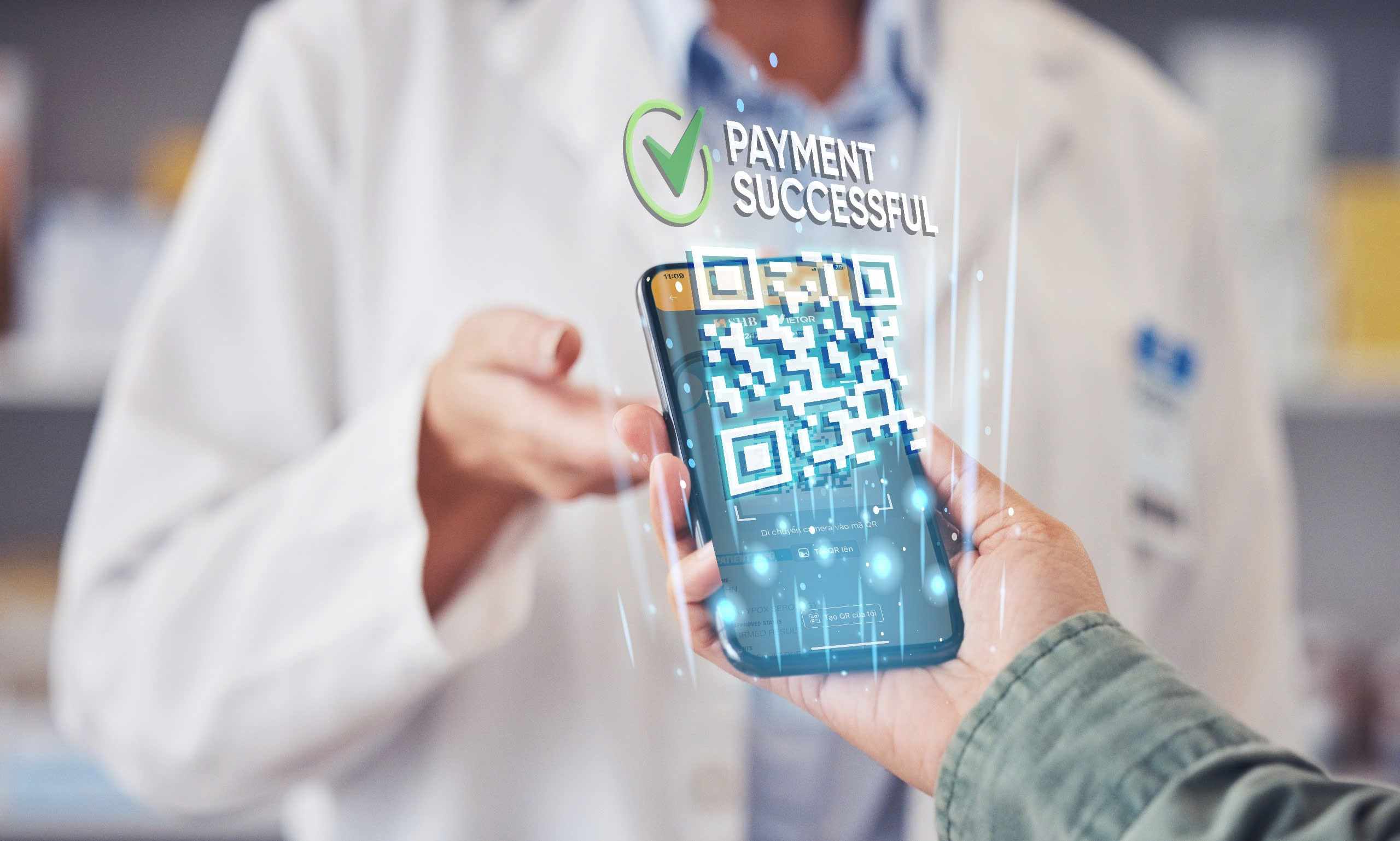 SHB's digital payment solution is being deployed in many hospitals. Photo: SHB