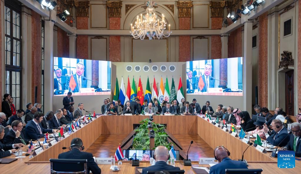 Delegates attending the BRICS Foreign Ministers' Conference in Rio de Janeiro, Brazil, on April 29, 2025. Photo: Xinhua