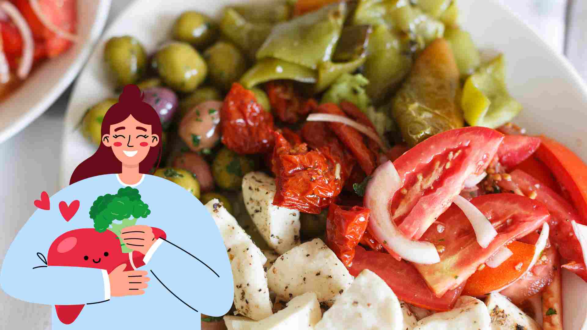 The Mediterranean diet helps restore liver. Photo: Ha May