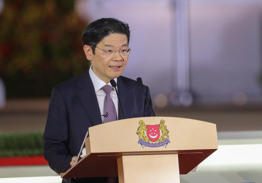El primer ministro de Singapur Lawrence Wong. Imagen de la agencia Xinhua