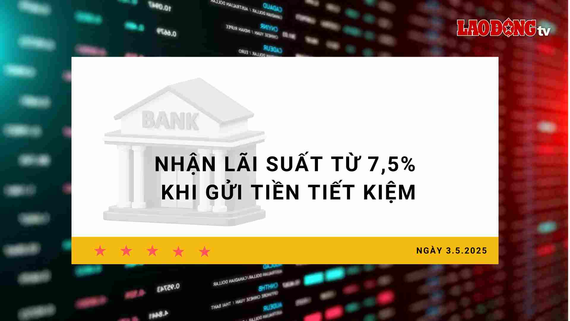 Tasa de interes 3.5: Obtenga un interes del 7.5% cuando deposite sus ahorros
