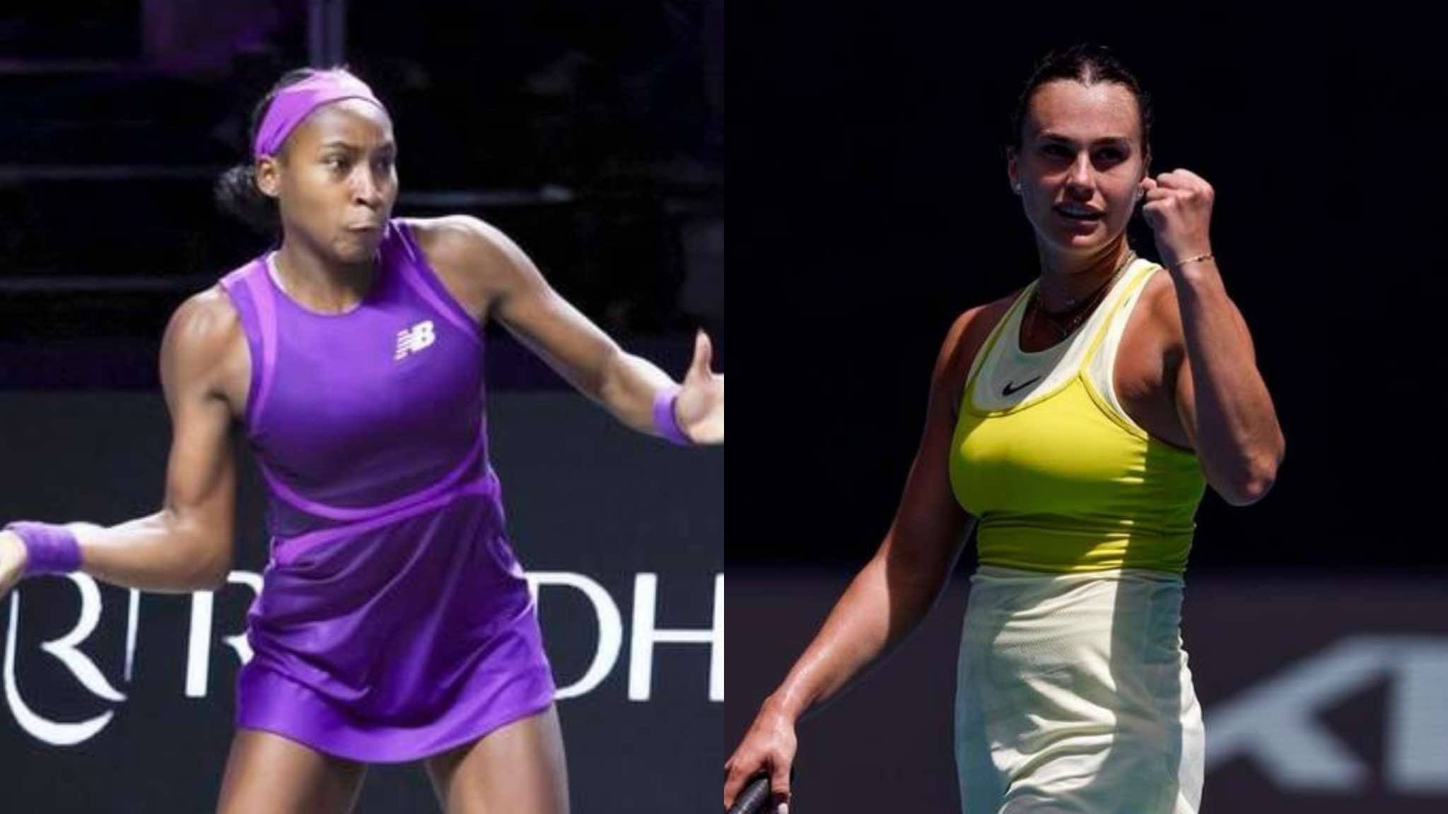 Coco Gauff and Aryna Sabalenka face off in the 2025 Madrid Open final. Photo: Xinhua