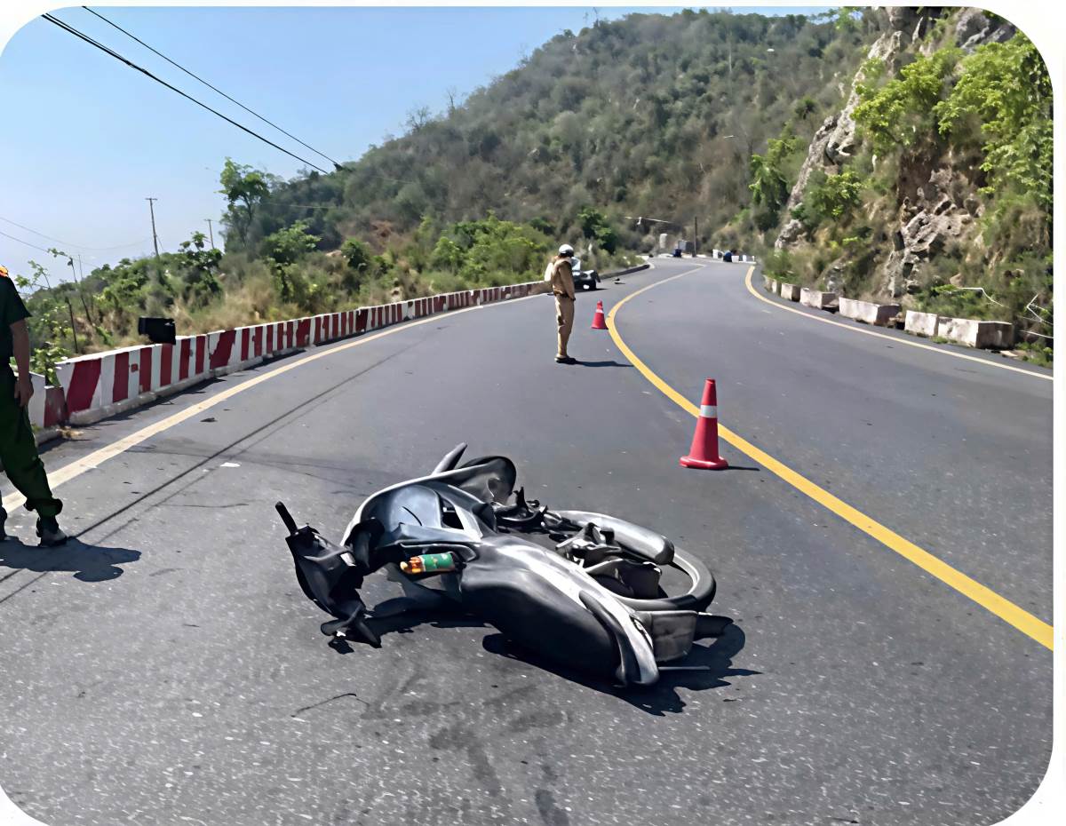Before the accident. Photo: Hai Phong Traffic Safety Committee